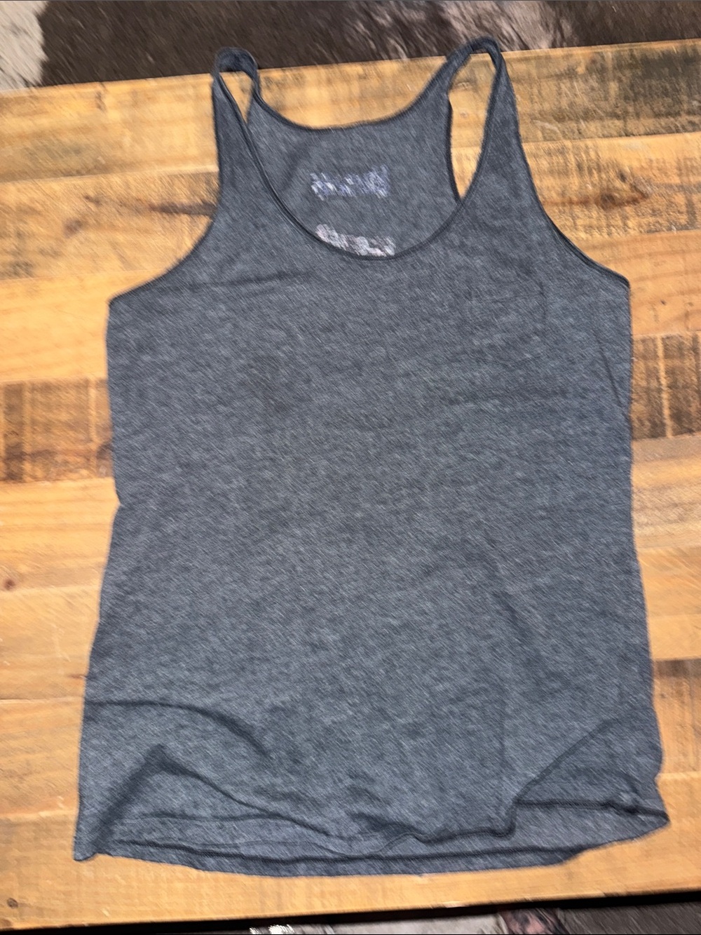 Under Armour Charcoal Gray Racerback Muscle Tank